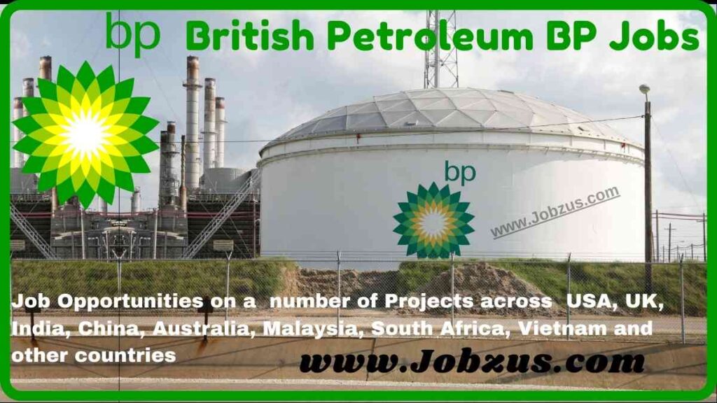 British Petroleum BP Oil and Gas Jobs