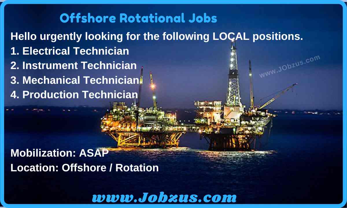 Offshore Rotational Jobs