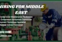 Gas Compressor Maintenance Technician Jobs Middle East