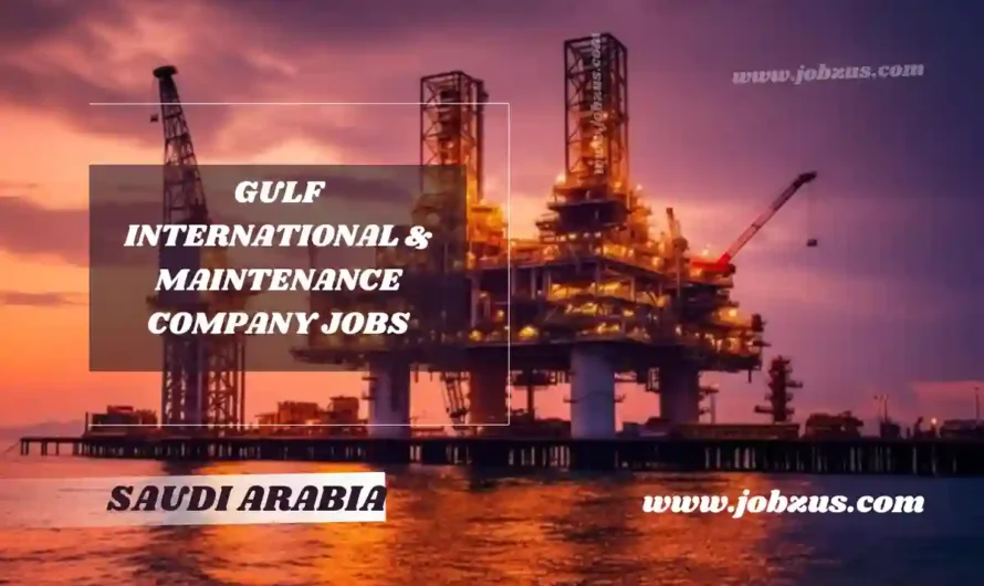 Gulf Drilling & Maintenance Company Jobs Saudi Arabia